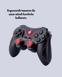 Profesyonel Oyuncu Kablosuz Gamepad Çoklu Cihaz Desteği