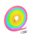 Akıllı RGB LED Neon Şerit Işık 3M USB Bağlantılı Uzaktan Kumanda ve Mobil Uygulama Kontrolü