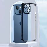 ALLY Fashion Series iPhone  .inç Kılıf Renkli Kenar Lazer Çerçeveli Silikon Kılıf-()