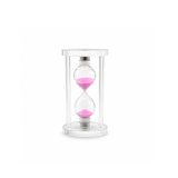 KÜÇÜK CAM KUM SAATİ CAM STANDLI= ÇAP: 6CM-YÜKSEKLİK: 10CM (5372)