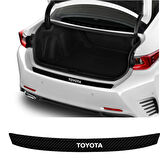 Toyota Auris İçin Uyumlu Aksesuar Oto Arka Tampon Bagaj Koruyucu Sticker 92*7 Cm
