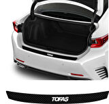 Tofaş Şahin İçin Uyumlu Aksesuar Oto Arka Tampon Bagaj Koruyucu Sticker 92*7 Cm