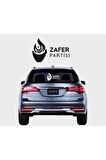 Zafer Partisi Sticker (Oto-Motor-Laptop-Duvar-Dekor) 33 x 20 cm