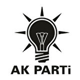Akp Logo Sticker (Oto-Motor-Laptop-Duvar-Dekor) 10 x 11 cm