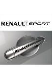 Renault Sport İçin Uyumlu Kapı Kolu /Jant Sticker Seti 10 Adet 12 x 1 cm