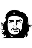 Che Guevara Sticker (Oto-Motor-Laptop-Duvar-Dekor) 10 x 11 cm