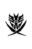 Transformers Tribal Sticker (Oto-Motor-Laptop-Duvar-Dekor) 10 x 10 cm