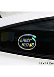 Biker İnside Motosiklet Hologram Oto Sticker 15 x 14 cm