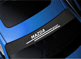 Mazda 323 İçin Oto Ön Cam Karbon Sticker 100 x 20 cm