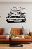 Drift Modifiyeli Araba Duvar Dekor  Sticker  60 x 40 cm