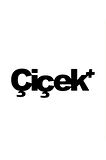 Çiçek Sticker (Oto-Motor-Laptop-Duvar-Dekor) 30 x 9 cm