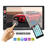 CAMERON 7 inç Mirror Link Double Teyp BT USB AUX SD Kumandalı Kameralı CM-7388