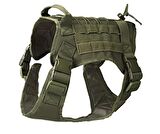 Köpek Göğüs Tasması Combat Yeşil