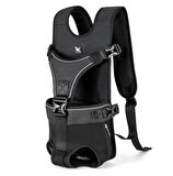 Köpek Taşıma Köpek Ana Kucağı - Kedi Ana Kucağı Mato Siyah