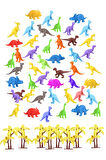 Toy Play 48 Parça Renkli Mini Dinozor Figür Seti 4-6 cm SKU683 