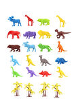 Toy Play 24 Parça Renkli Mini Dinozor ve Vahşi Hayvanlar Figür Seti 4-6 cm SKU683-669
