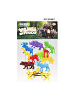 Toy Play 96 Parça Renkli Mini Vahşi Hayvanlar Figür Seti 4-6 cm SKU669 