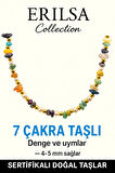 Sertifikalı Kırık Taşlı Model İnci – 7 Çakra Doğal Taş Kolye