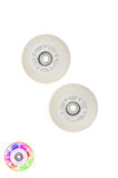 PU Silikon Teker Set 2 li 64 Mm ABEC-7 Rulmanlı Işıklı Yedek Paten Tekerleği