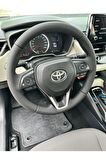 TOYOTA COROLLA (2019-2022) Uyumlu  ARACA ÖZEL DİKMELİ DİREKSİYON KILIFI
