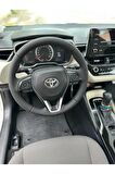 TOYOTA COROLLA (2019-2022) Uyumlu  ARACA ÖZEL DİKMELİ DİREKSİYON KILIFI