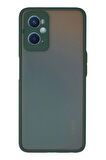Oppo A96 Kılıf Montreal Silikon Kapak - Yeşil