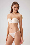 Balenli Straplez Destekli Sütyen Takım Kadın 4032