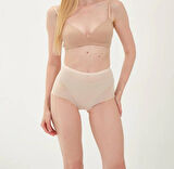 Freshness 0025 Lazer Kesim Tül Yüksek Bel Bato Korse