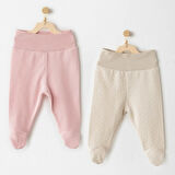 You Are Special 2'li Patikli Pantolon Pink