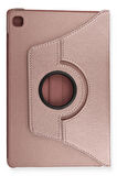 Samsung Galaxy Tab A7 10.4 Kılıf 360 Tablet Deri Kılıf - Rose Gold