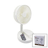 Kumandalı Mini Fan M.üstü Vantilatör Katlanır Fan=19.7cm - Uzayan Ayak=35-102cm Telefonluklu Usb Şarj