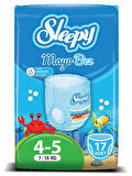 Sleepy Mayo Külot Bez 4-5 Beden 7-18 Kg 17 Adet