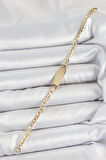 Pirinç Oval Model Gold Renk Xuping Bebek Künyesi - TJ-BB7435