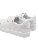 Rush Beyaz Hakiki Deri Erkek Spor Ayakkabı (Sneaker) Ayakkabı Numara 40