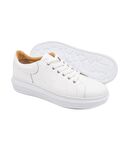 Strada Beyaz Hakiki Deri Erkek Spor (Sneaker) Ayakkabı Numara 45