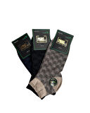Paris Bambu Desenli Kısa Konçlu Erkek Patik Çorap 10 Adet