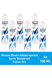 Deodorant Cotton Dry 150 ML - 6'lı  Paketi