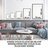 Metal Çerçeveli Gerçek Camlı Tablo OlivyaA 2 liSet