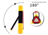 Özel Üretim Güneş Enerjili Solar USB Şarjlı Powerbank Özellikli LED Trafik Işıklı Acil Durum Reflektörü