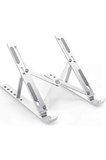 Özel Üretim 6 Kademeli Katlanabilir Taşınabilir Metal Stand Alüminyum Laptop Standı Ayarlanabilir