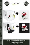 #FotoPerde Mini Stüdyo Kutu Ürün Çekim Çadırı Mini Fon Fotoğraf Stüdyosu Ledli Işık Perdesi