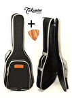 Özel Tasarım Takamine Modellere Uyumlu Akustik Gitar Kılıfı Kırmızı Taşıma Çantası Gigbag Softcase