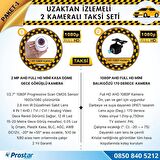 Taksi Kamera Seti 1 Uzaktan izlemeli 2 Kameralı Wifi 500 GB Harddisk Dahil