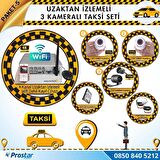 Taksi Kamera Seti 5 Uzaktan izlemeli 3 Kameralı Wifi 500 GB Harddisk Dahil