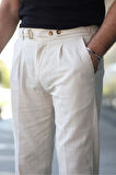 Tasarım İtalyan Model Keten Pantolon