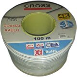 Cross Çanak Anten Kablosu Rg6 U4 (64TEL)