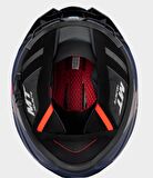 MT Thunder 4SV Solid A11 Şeffaf Vizörlü Kask Parlak Siyah XL