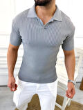 Tişört Nefes Alabilen Terletmez Yumuşak Dokulu T-Shirt Polo Yaka Slim Fit Tshirt
