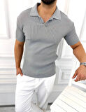 Tişört Nefes Alabilen Terletmez Yumuşak Dokulu T-Shirt Polo Yaka Slim Fit Tshirt