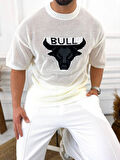 T-Shirt Nefes Alabilen Terletmez Pamuklu Fileli Tişört Oversize Tshirt Bull